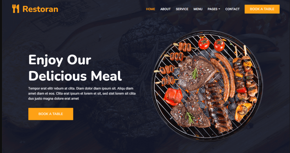 Restaurant Website